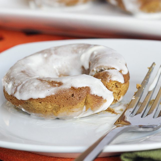 brooke griffin cream cheese glazed pumpkin donuts