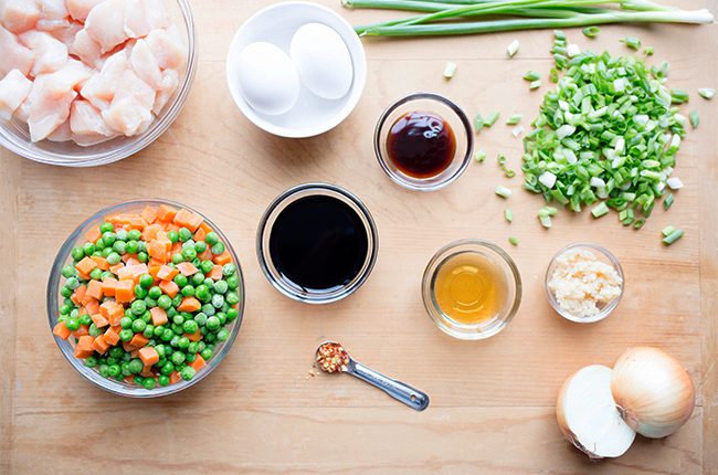 skinny chicken fried rice ingredients