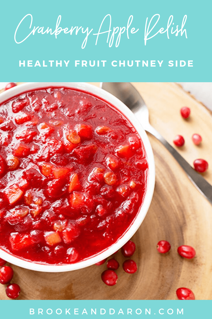Cranberry Apple Relish recipe for Thanksgiving side dishes