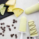 Avocado Pineapple Popsicle