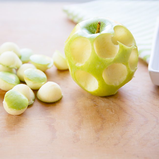 melon balled apple