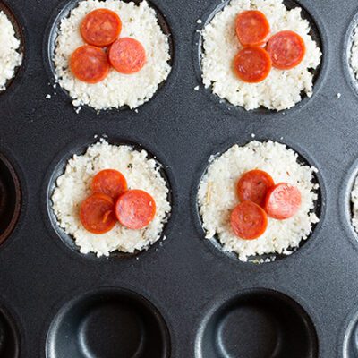 Keto Cauliflower Pizza Bites