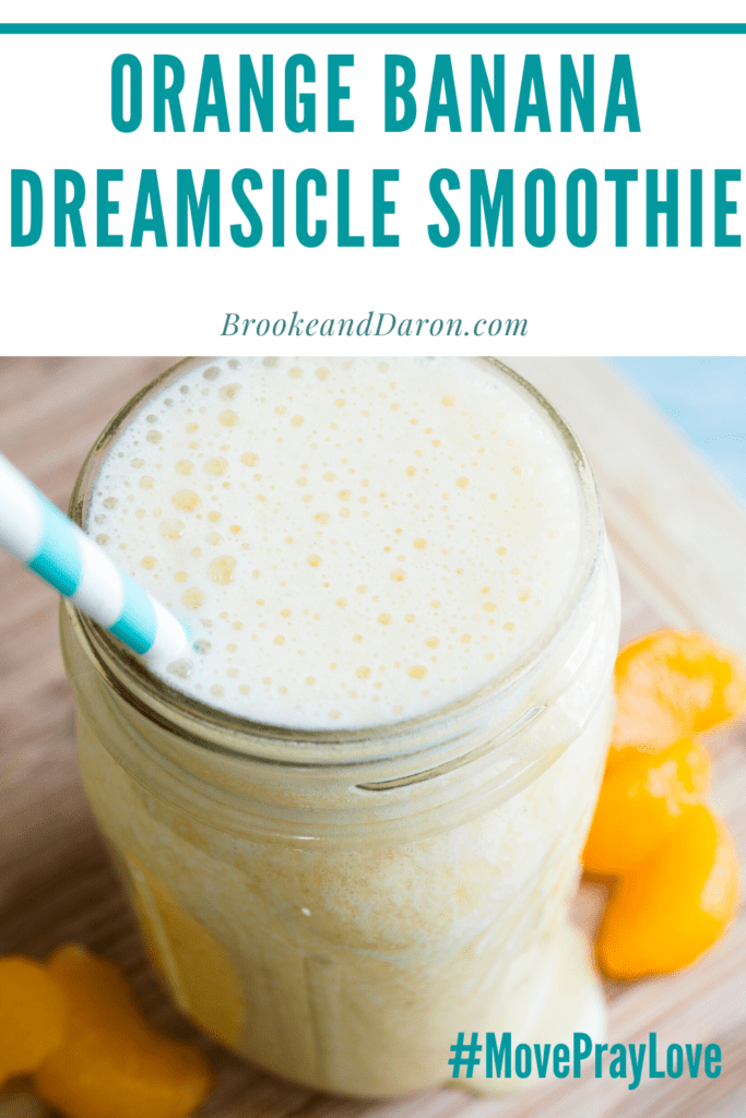 Dreamsicle Smoothie in Jar