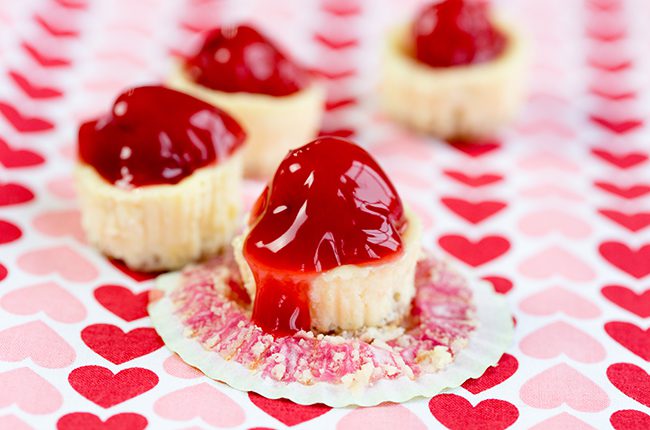 Mini Cherry Cheesecakes