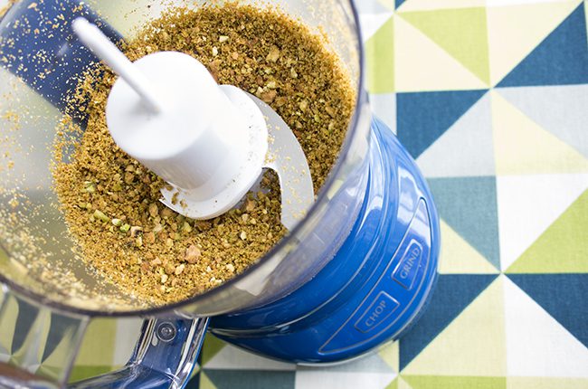 Ground pistachios for baked halibut recipe