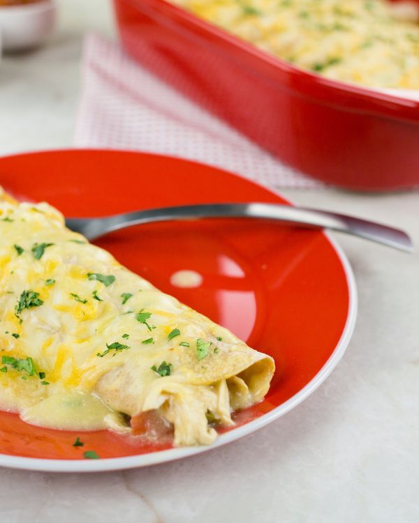 skinny sour cream enchiladas