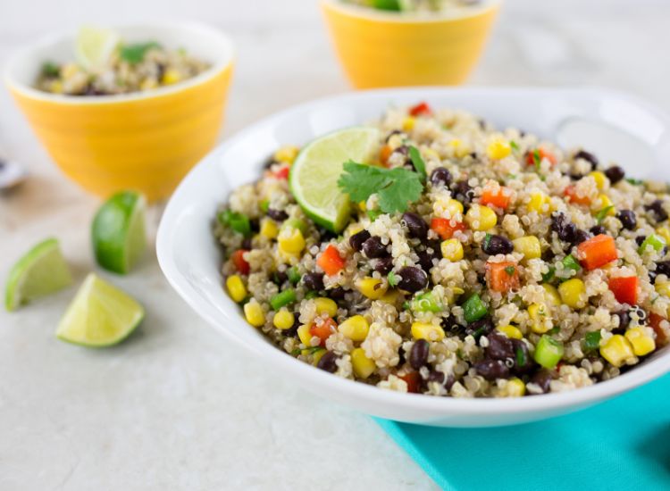 Mexican Quinoa Black Bean Salad