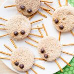 Spooky Spider Peanut Butter Sandwich Idea