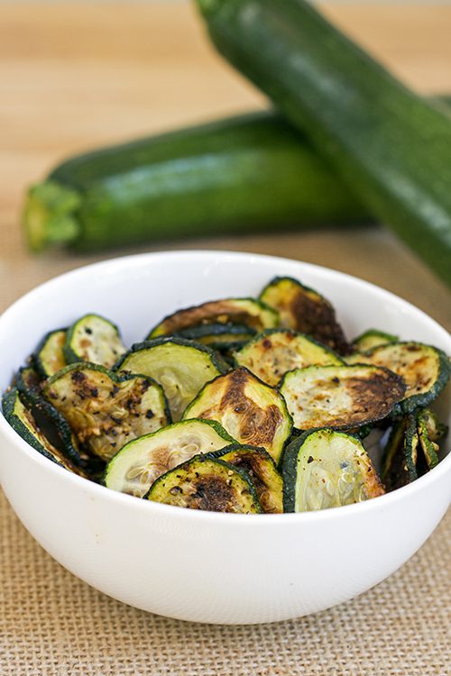 oven roasted zucchini chips