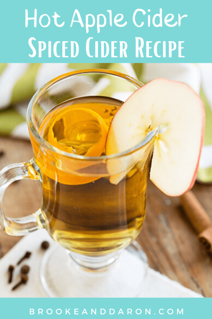 A glass mug of apple cider