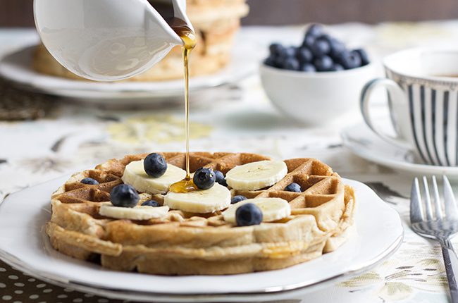 Serving of Waffles