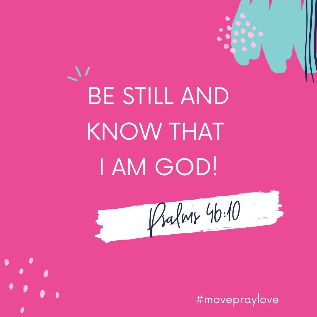 be still quote for how to overcome Fear God's Way