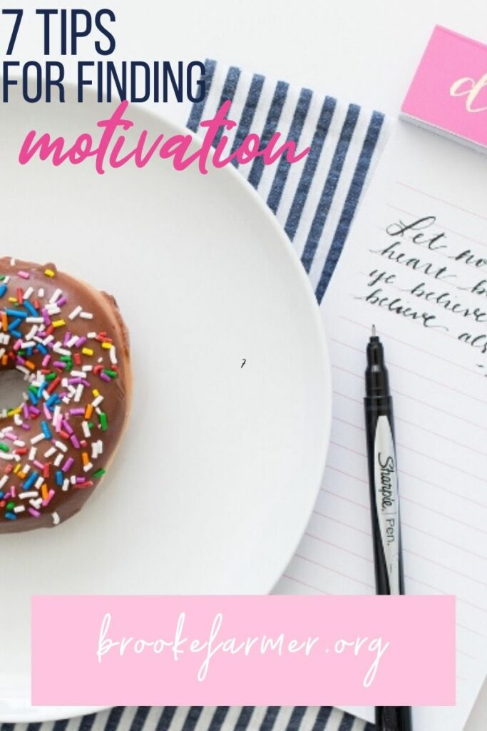 tips for finding motivation pinterest pin