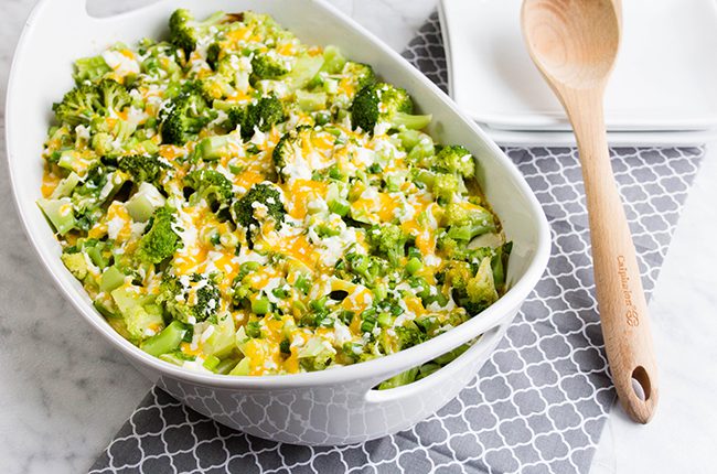 Finished Baked Potato Broccoli Casserole