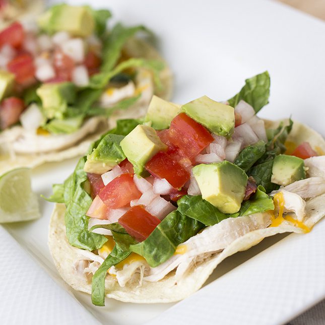 Baked Chicken Tostadas