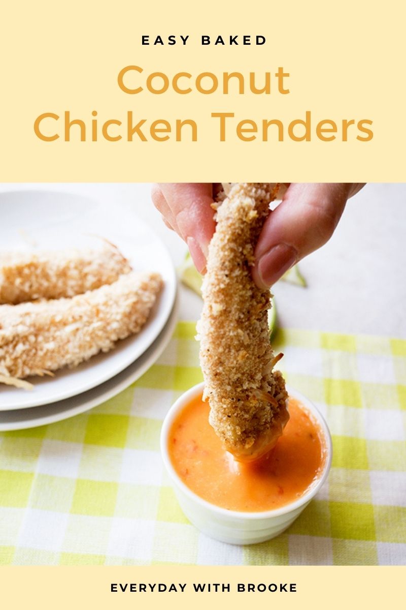 Easy Baked Coconut Chicken Tenders