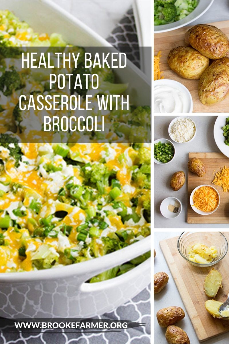 Healthy Backed Potato Casserole with Broccoli