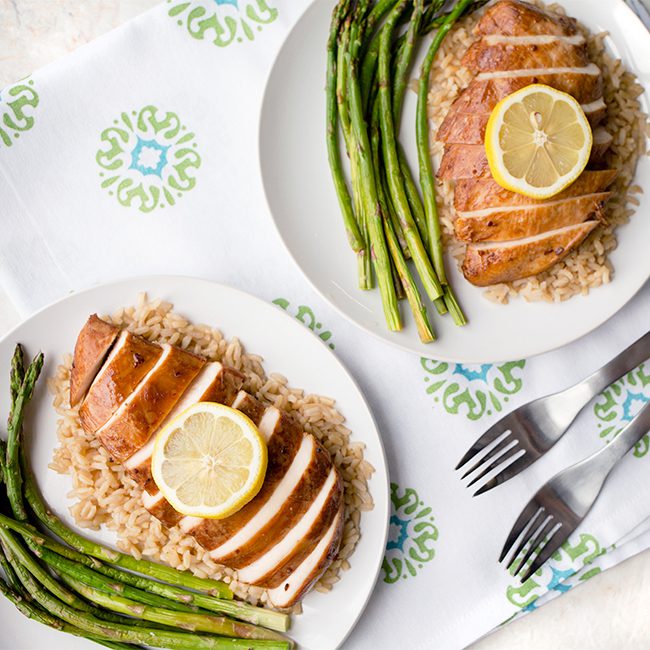 Plated Chicken