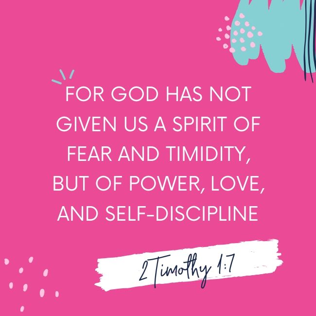 image of scriptures to overcome insecurity