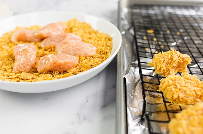 Breading Chicken