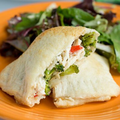 Chicken and Cheese Calzone