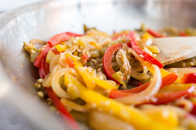 Peppers and Onions