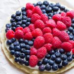 American Star Fruit Pizza with Homemade Cookie Crust