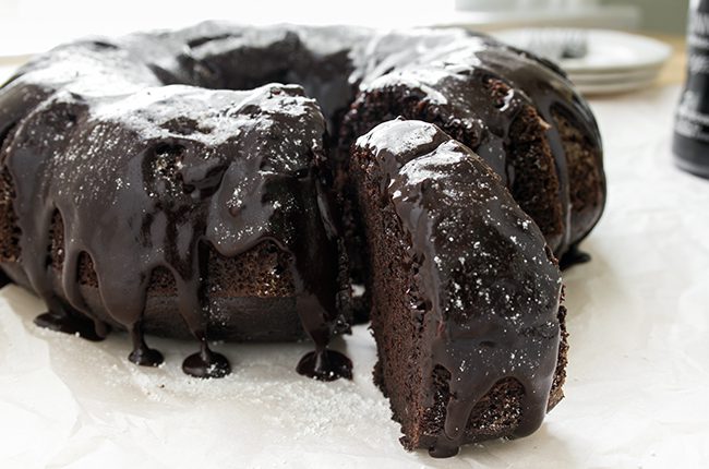 Sliced Bundt Cake