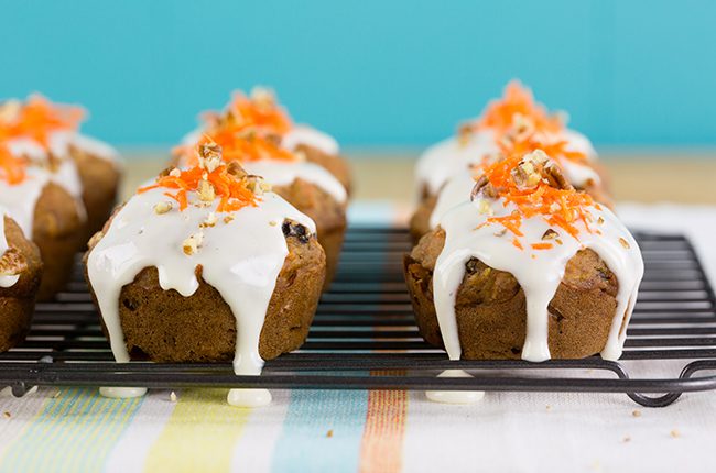 Muffins with Glaze