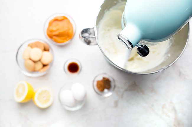 Mixing the Cheesecake