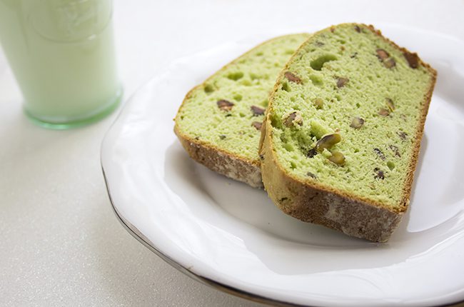 Slice of Pistachio Bread