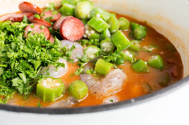Gumbo with Okra