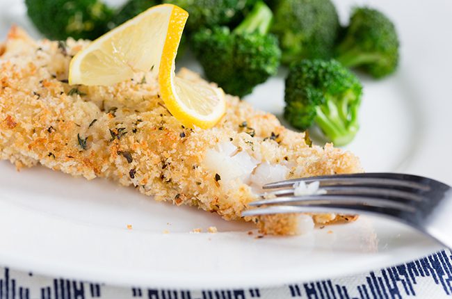 Flaky Baked Cod