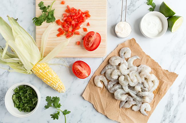 Shrimp Salad Ingredients