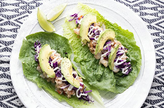 Tilapia Lettuce Tacos