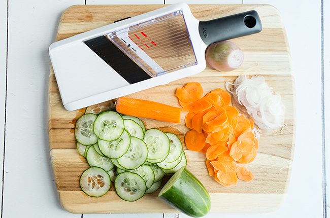 Cucumber Slaw Ingredients