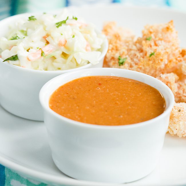 Crispy Baked Shrimp Cocktail