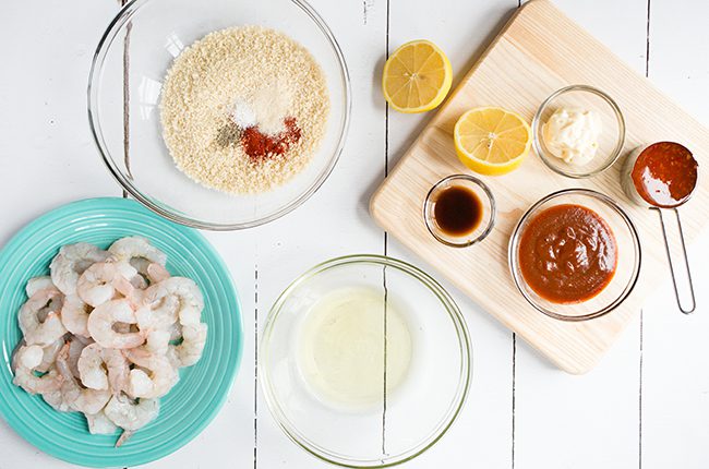 Crispy Shrimp Ingredients