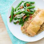Easy Honey Mustard Glazed Salmon Steaks