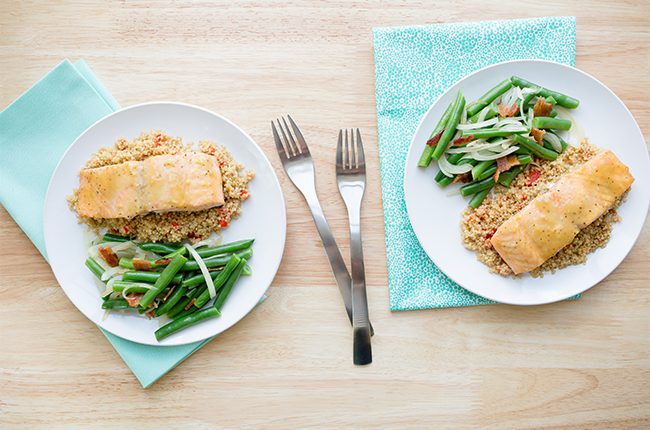 Salmon with Honey Mustard
