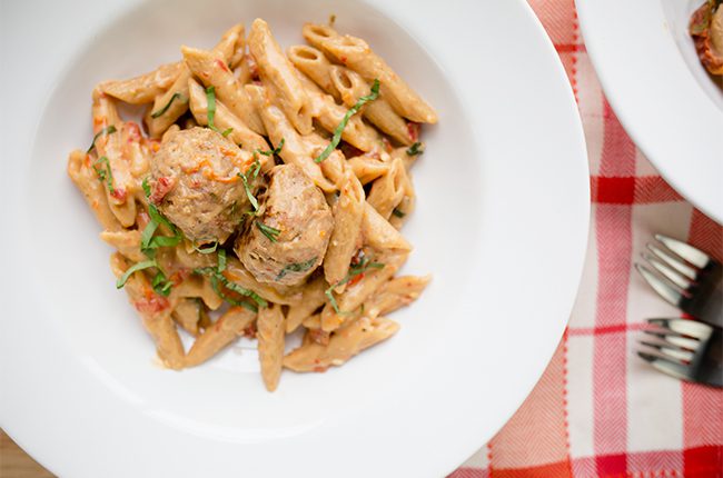 Pasta and Meatballs