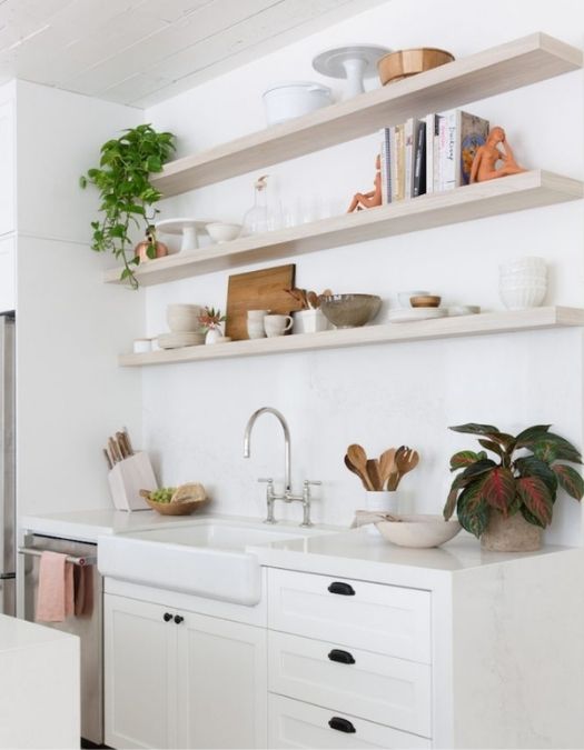open shelve kitchen