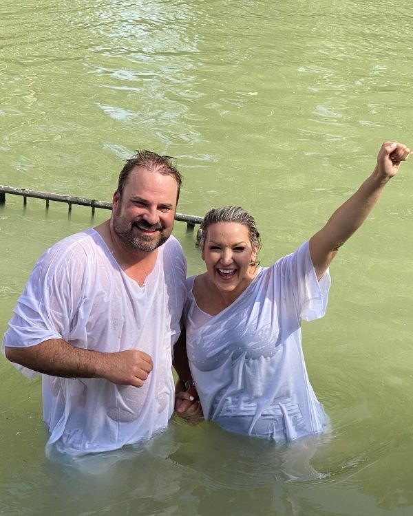 Baptized jordan river